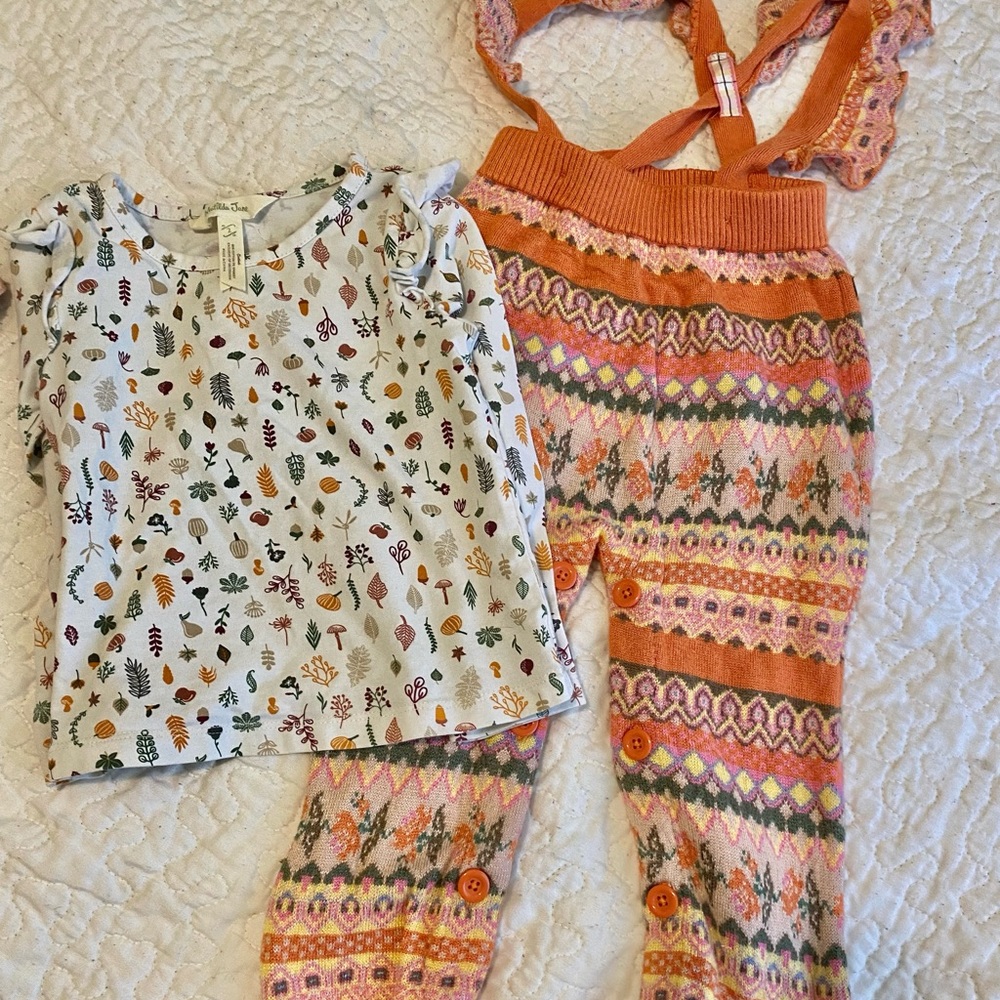 Matilda Jane sweater knit overalls 18/24 throwing the top in for free it’s 2T